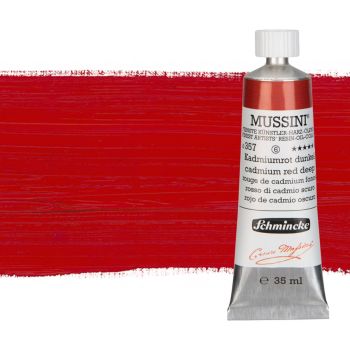 Schmincke Mussini Oil Color 35ml Tube - Cadmium Red Deep