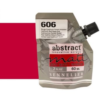 Sennelier Abstract Matt Soft Body Acrylic Cadmium Red Deep Hue 60ml