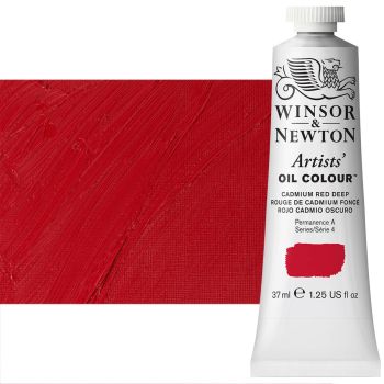 Winsor & Newton Artists' Oil Color 37 ml Tube - Cadmium Red Deep