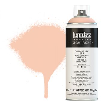 Liquitex Professional Spray Paint 400ml Can - Cadmium Red Light Hue 6