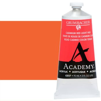 Grumbacher Academy Acrylics Cadmium Red Light Hue 90 ml