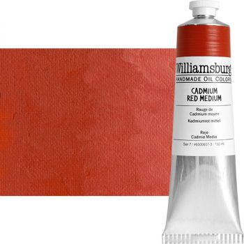 Williamsburg Handmade Oil Paint - Cadmium Red Medium, 150ml Tube