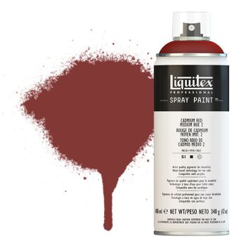 Liquitex Professional Spray Paint 400ml Can - Cadmium Red Medium Hue 2