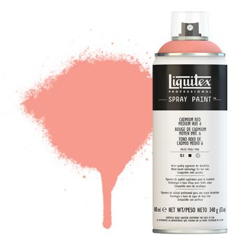 Liquitex Professional Spray Paint 400ml Can - Cadmium Red Medium Hue 6