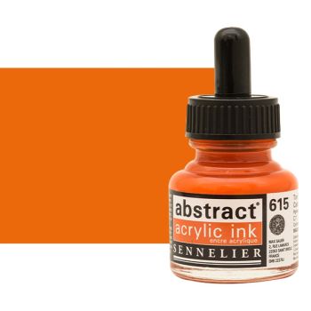 Sennelier Abstract Acrylic Ink 30ml Cadmium Red Orange Hue