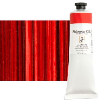Shiva Signature Permanent Artist Oil Color 150 ml Tube - Cadmium Red Scarlet