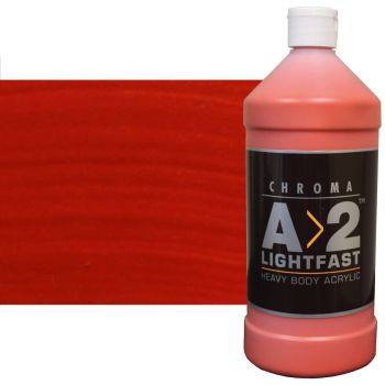 Chroma A>2 Student Artists Acrylics Cadmium Scarlet Hue 1 liter 