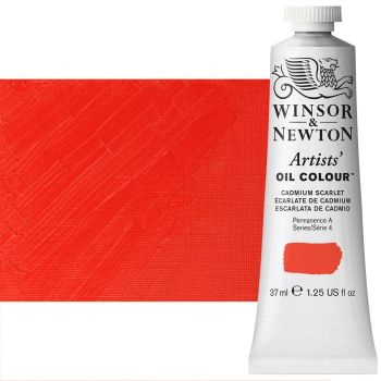 Winsor & Newton Artists' Oil Color 37 ml Tube - Cadmium Scarlet