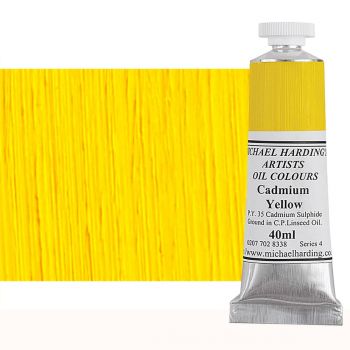 Michael Harding Handmade Artists Oil Color 40ml - Cadmium Yellow