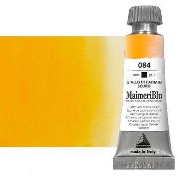 Maimeri-Blu Superior Watercolor - Cadmium Yellow Deep, 12ml