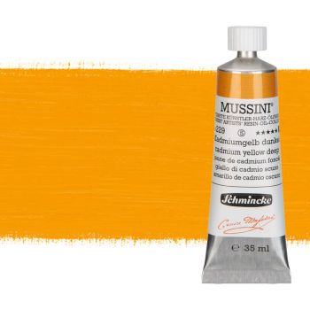 Schmincke Mussini Oil Color 35 ml Tube - Cadmium Yellow Deep