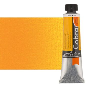 Cobra Water-Mixable Oil Color 40ml Tube - Cadmium Yellow Deep
