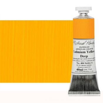 Michael Harding Handmade Artists Oil Color 40ml - Cadmium Yellow Deep