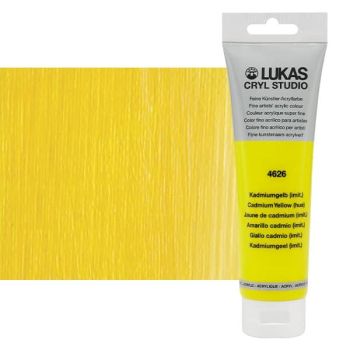 LUKAS CRYL Studio 125 ml Tube - Cadmium Yellow Hue