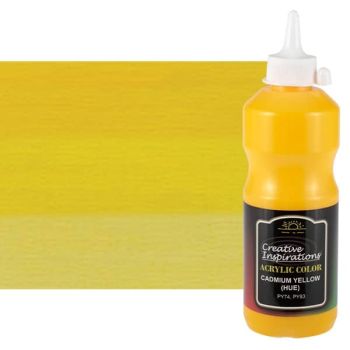 Creative Inspirations Acrylic, Cadmium Yellow Hue 500ml Bottle