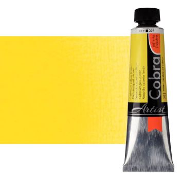 Cobra Water-Mixable Oil Color 40ml Tube - Cadmium Yellow Lemon