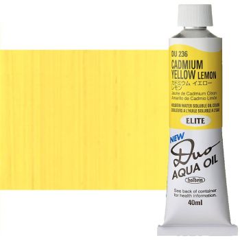 Holbein Duo Aqua Water-Soluble Oil Cadmium Yellow Lemon 40ml Elite