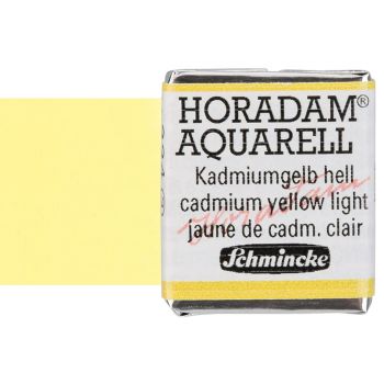 Schmincke Horadam Half-Pan Watercolor Cadmium Yellow Light