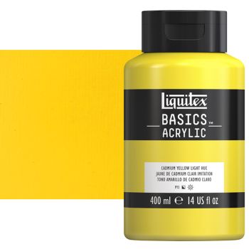 Liquitex Basics Acrylic Paint Cadmium Yellow Light Hue 400ml