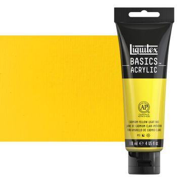 Liquitex Basics Acrylic Paint Cadmium Yellow Light Hue 4oz