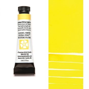 Daniel Smith Extra Fine Watercolors - Cadmium Yellow Light Hue, 5 ml Tube