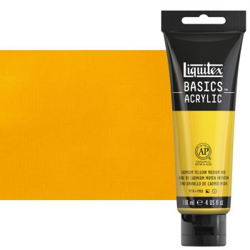 Liquitex Basics Acrylic Paint Cadmium Yellow Medium Hue 4oz