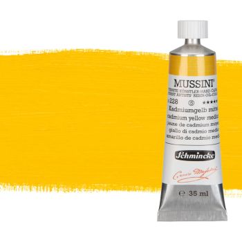 Schmincke Mussini Oil Color 35 ml Tube - Cadmium Yellow Middle