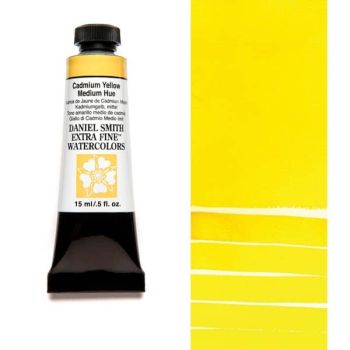 Daniel Smith Extra Fine Watercolors - Cadmium Yellow Medium Hue, 15 ml Tube