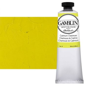 Gamblin Artist's Oil Color 37 ml Tube - Cadmium Chartreuse