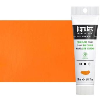 Liquitex Heavy Body Acrylic - Cadmium-Free Orange, 2oz Tube