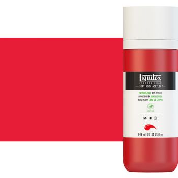 Liquitex Professional Soft Body Acrylic 32oz Cadmium-Free Red Medium