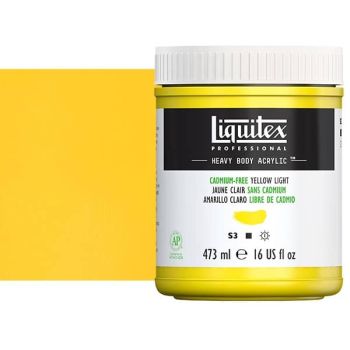 Cadmium Free Yellow Light Liquitex Professional Heavy Body 16oz