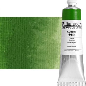 Williamsburg Handmade Oil Paint - Cadmium Green, 150ml Tube