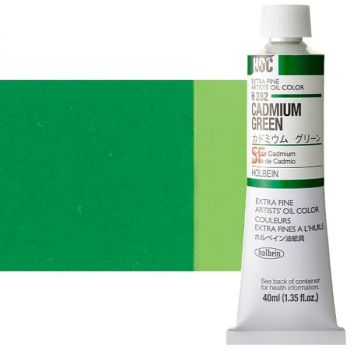 Holbein Extra-Fine Artists' Oil Color 40 ml Tube - Cadmium Green