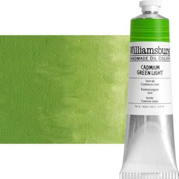 Williamsburg Handmade Oil Paint - Cadmium Green Light, 150ml Tube