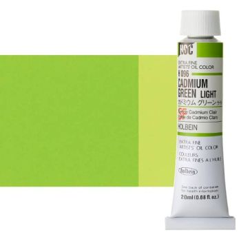 Holbein Extra-Fine Artists' Oil Color 20 ml Tube - Cadmium Green Light