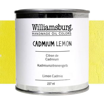 Williamsburg Handmade Oil Paint - Cadmium Lemon, 237ml Can