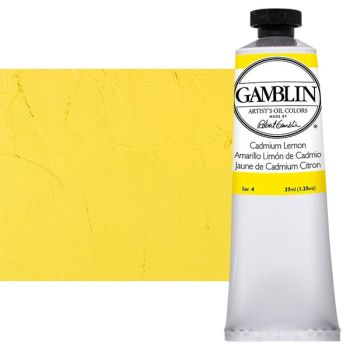 Gamblin Artist's Oil Color 37 ml Tube - Cadmium Lemon