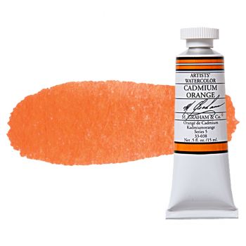 M. Graham Artists' Watercolor 15ml - Cadmium Orange