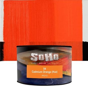 SoHo Artist Oil Color Cadmium Orange Hue 430ml Can
