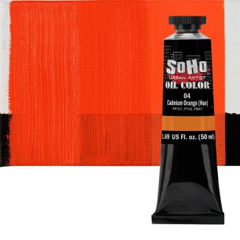 SoHo Artist Oil Color Cadmium Orange Hue 50ml Tube