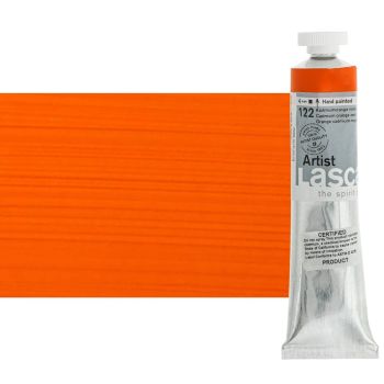 Lascaux Thick Bodied Artist Acrylics Cadmium Orange Medium 45 ml