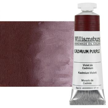 Williamsburg Handmade Oil Paint - Cadmium Purple, 37ml Tube