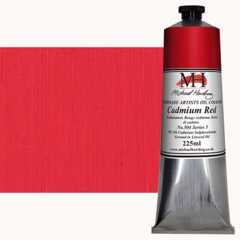 Michael Harding Handmade Artists Oil Color 225ml - Cadmium Red