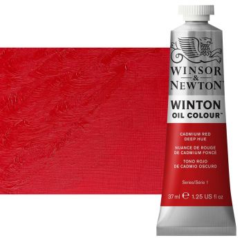 Winton Oil Color 37ml Tube - Cadmium Red Deep Hue