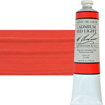 M. Graham Oil Color 5oz - Cadmium Red Light