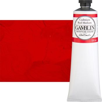 Gamblin Artist's Oil Color 150 ml Tube - Cadmium Red Medium