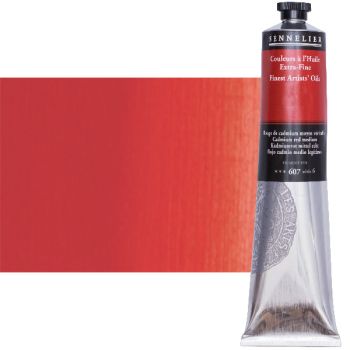 Sennelier Artists' Extra-Fine Oil - Cadmium Red Medium, 200 ml Tube