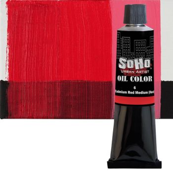 SoHo Artist Oil Color Cadmium Red Medium Hue 170ml Tube