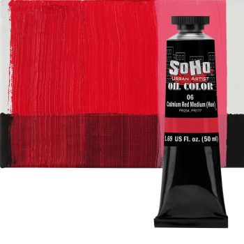 SoHo Artist Oil Color Cadmium Red Medium Hue 50ml Tube